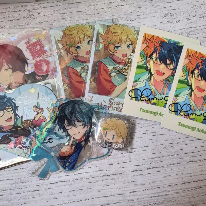 [BUNJANG] Ensemble Stars Natsume Tsugumi Sola Bundle Set / 앙스타 10주년 프롤로그 폴라 하트클카 발렌타인 앙월드 단추 모펀 별클카 나츠메 츠무기 소라 일괄