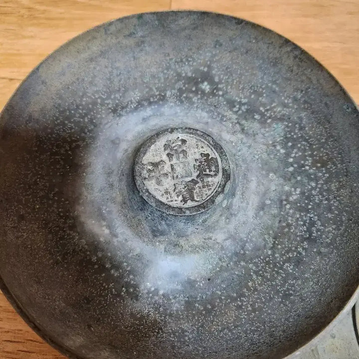 [BUNJANG] Chinese Zodiac Bronze Ashtray Antique / 십이지신 문양 청동 재털이 골동품