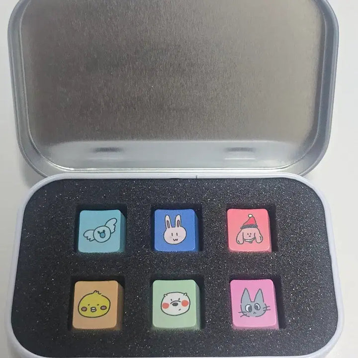 [BUNJANG] NMIXX Jammy Collaboration Tin Case Keycaps / 엔믹스 Jammy 콜라보 틴케이스 키캡 새상품