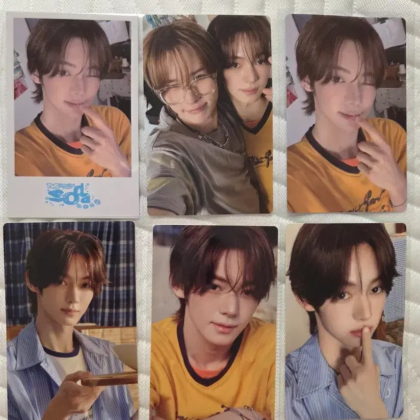 [BUNJANG] TWS SODA SODA Han Jin Limited Edition Set Photocard / 투어스 소다소다 한진 초회한정반, 위버스 특전 포카 (총 6개)