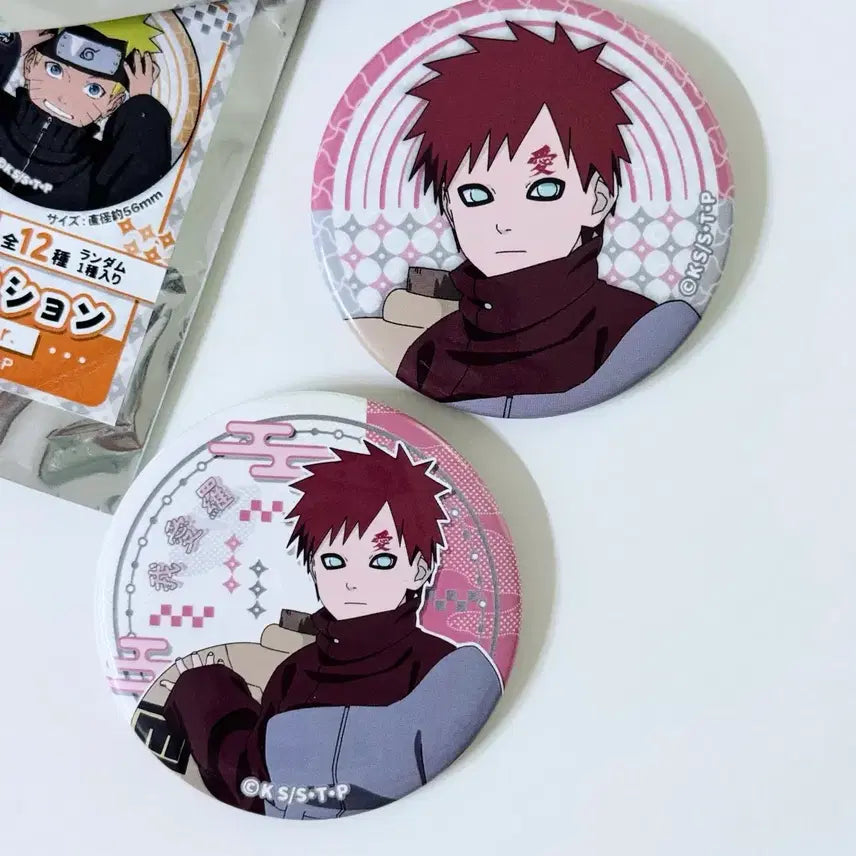[BUNJANG] Naruto Chibi Can Badge - Gaara / 나루토 작아져버렸다 치비 캔뱃지 - 가아라