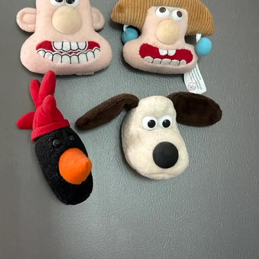 [BUNJANG] Wallace &amp; Gromit "The Great Escape" Magnet Plush Set (Limited Edition) / 월레스와그로밋 월그 자석인형