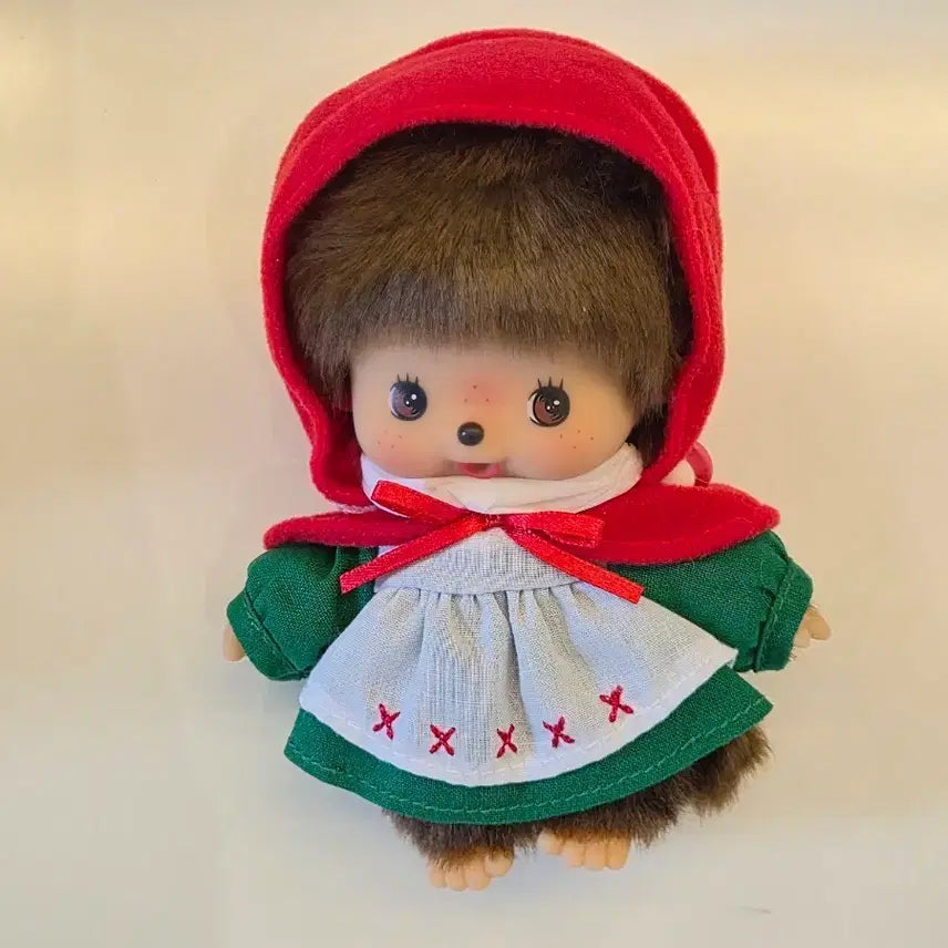 [BUNJANG] BeBe Che Che Red Hat Monchhichi / 빨간모자 베베치치 몬치치