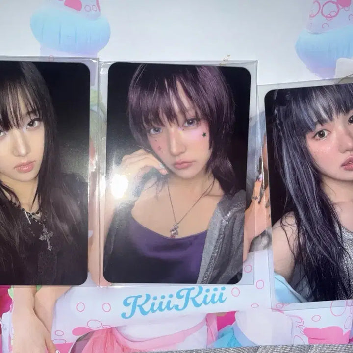 [BUNJANG] Kiki 1st Week Studio Photocard Bundle Set (Sui, Isol, Jiyoo) / 키키 1주차 공방포카 수이 이솔 지유 일괄