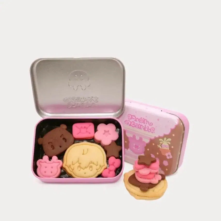 [BUNJANG] PLAVE Bambi Birthday Cookie Tin Case Bundle Set (Includes Cookie, Pouch, Sticker, Lucky Draw) / 플레이브 밤비 생일 쿠키 틴케이스 쿠키 있음(봉투, 스티커, 럭드)