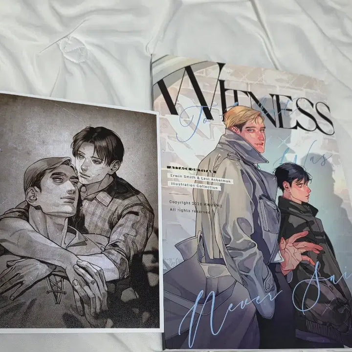 [BUNJANG] Attack on Titan Eruri Fanbook 2-Volume Bundle Set / 진격의 거인 진격거 에루리 회지 에루리 일러스트북 엘빈 리바이 비공굿 2권 일괄