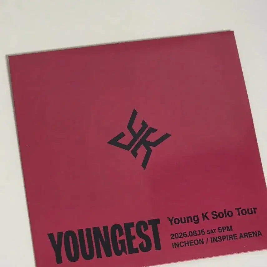 [BUNJANG] DAY6 Young K Youngest Seoul Encore Concert Entry Gift / 데이식스 영케이 영기스트 중콘 입장 기프트