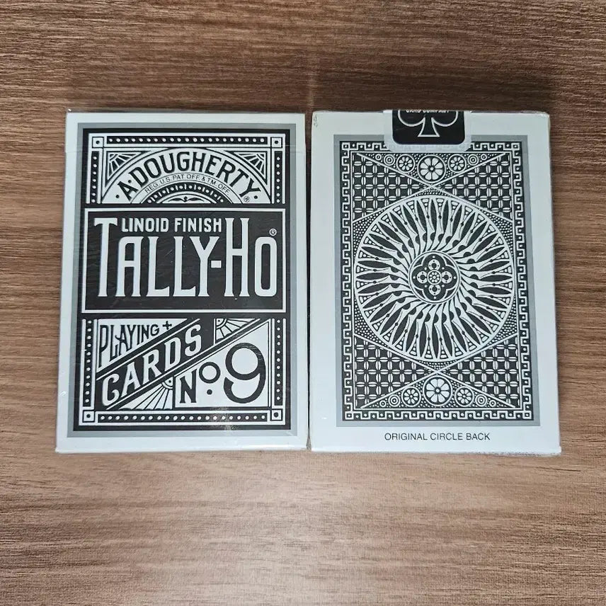 [BUNJANG] Tally Ho Platinum Black Playing Cards Magic Deck / 공이전 탈리호 플래티넘 블랙 플레잉카드 마술카드