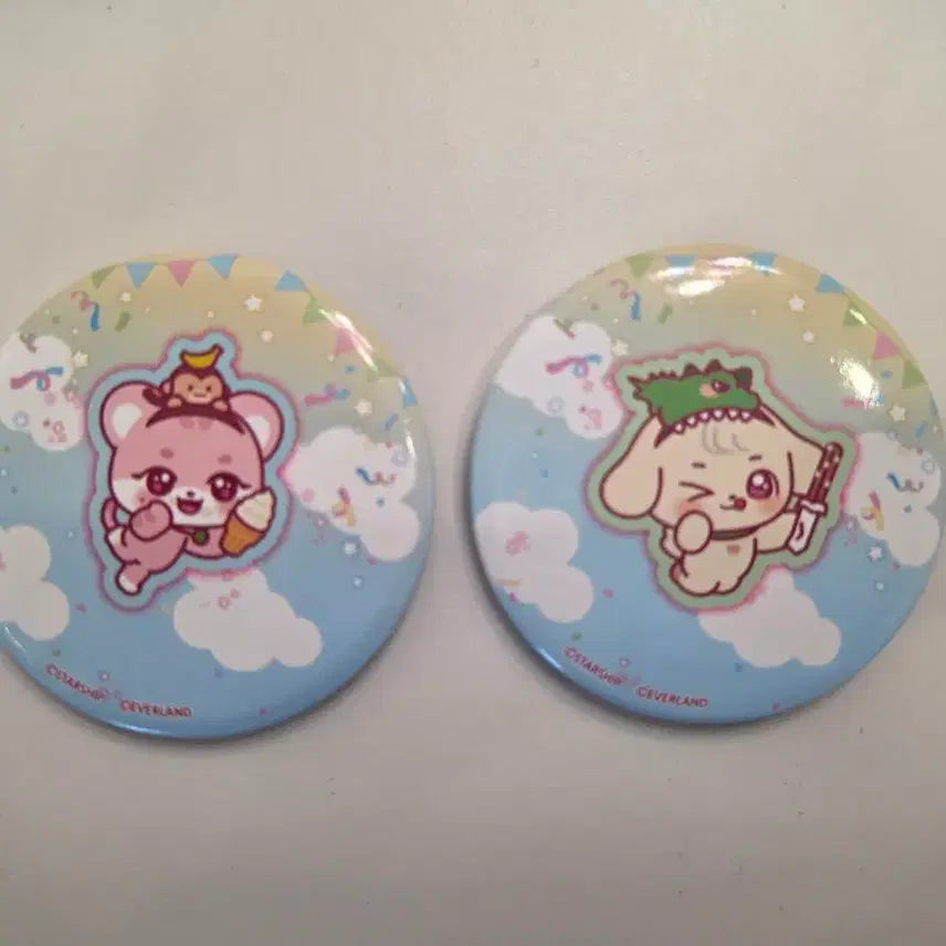[BUNJANG] IVE Everland Collaboration Bundle Set Badges / 에버랜드 아이브 뱃지 2개 일괄