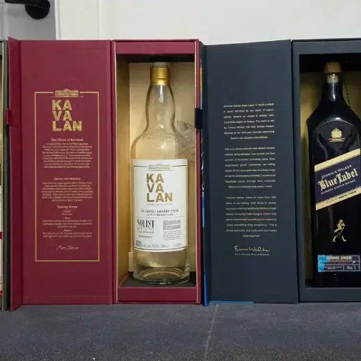 [BUNJANG] Kavalan Solist Ex-Bourbon Cask / Oloroso Sherry Cask &amp; Johnnie Walker Blue Label Whiskey Empty Bottles / 카발란 솔리스트 ex-버번 캐스크/올로로소 셰리 캐스크, 조니워커 블루라벨 위스키 공병