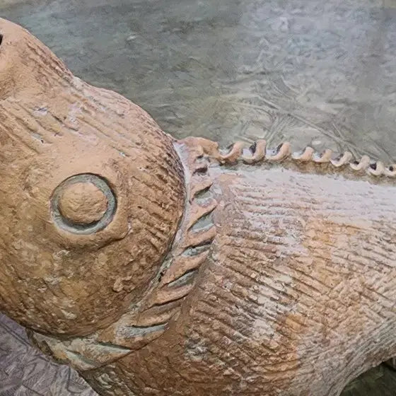 [BUNJANG] Unusual Form Red Earthenware Vessel / 특이한형태동물 홍토기