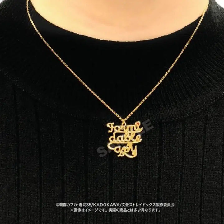 [BUNJANG] Nakahara Chuuya Necklace (Sealed) / (미개봉) 나카하라 츄야 넥크레스 목걸이