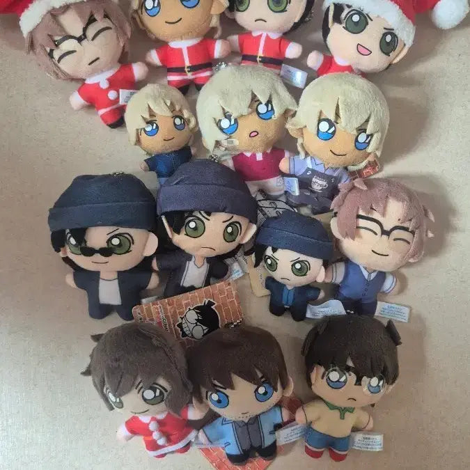 [BUNJANG] Detective Conan Bundle Set Akai Shuichi, Furuya Rei, Sera, Morofushi Hiromitsu, Okiya Subaru Plush Dolls / [일괄] 명탐정코난 코난 아카이 슈이치 포아로 후루야 레이 아무로 토오루 세라 모로후시 히로미츠 오키야 스바루 누이