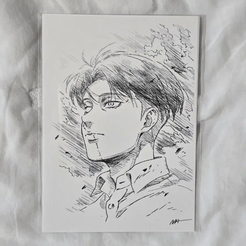 [BUNJANG] Attack on Titan Erwin Smith Levi Ackerman Hange Zoe Theater Exclusive Postcard Set / 진격의거인 진격거 한지 리바이 엘빈 극장판 영화 특전 엽서