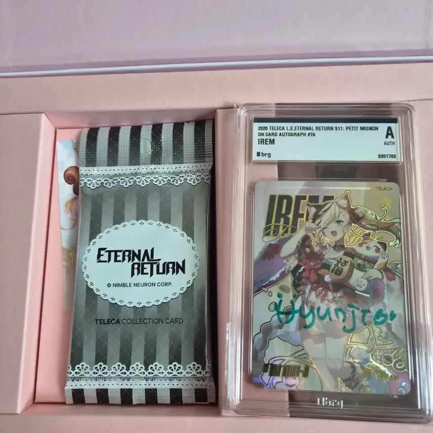 [BUNJANG] Eternal Return Irem Voice Actor Autograph Card Unsealed / 이터널리턴 트레카 이렘 성우 싸인 카드 단순 개봉