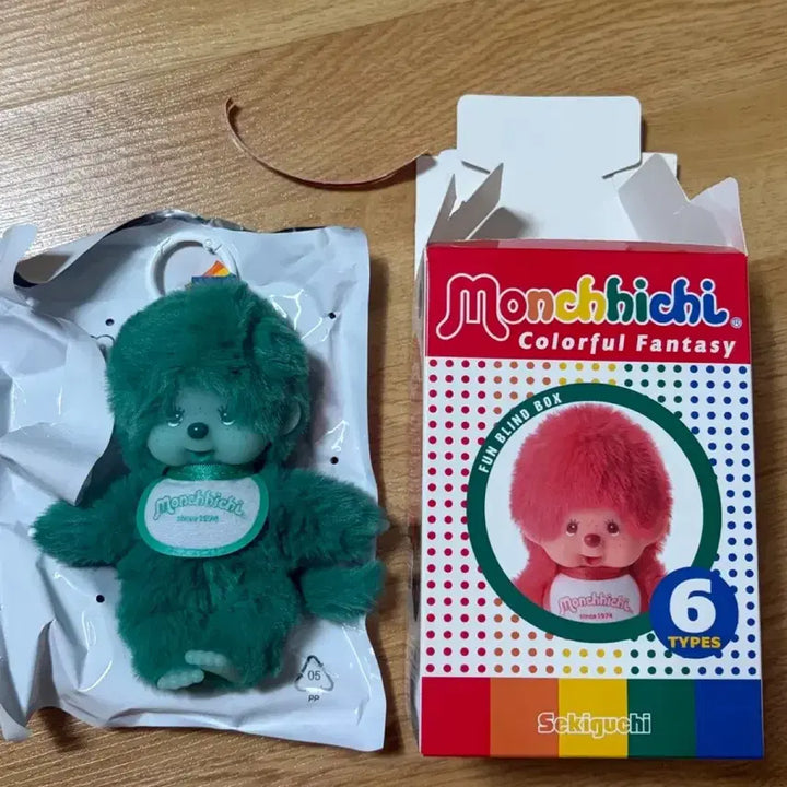 [BUNJANG] Monchhichi Colorful Fantasy Random Figure (Green) / 일본 정품 몬치치 컬러풀 판타지 랜덤 그린