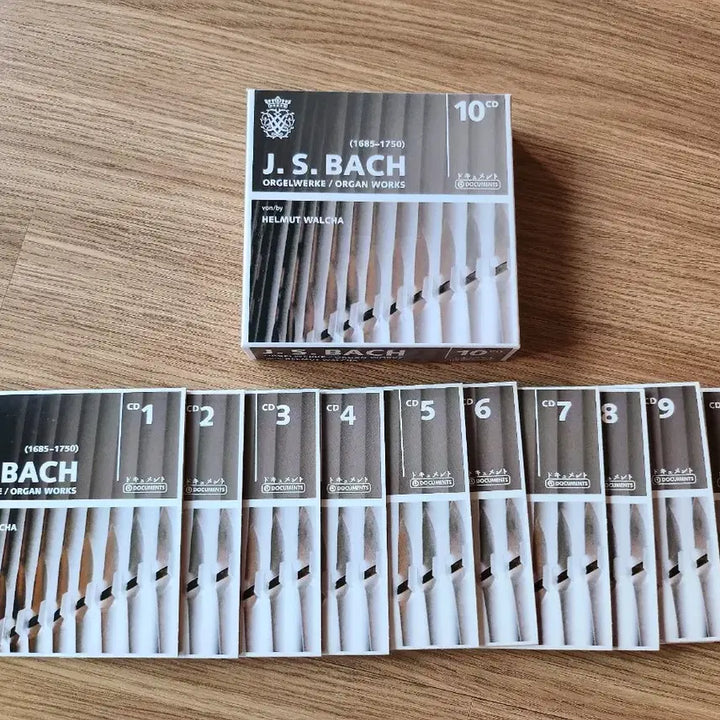 [BUNJANG] J.S. Bach Complete Organ Works 10CD Helmut Walcha / 바흐 오르간 전집 10CD 헬무트 발햐 연주