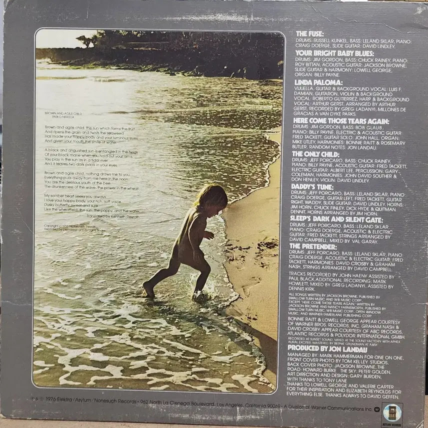 [BUNJANG] Jackson Browne The Pretender US First Pressing LP / 잭슨 브라운 미국초반 LP