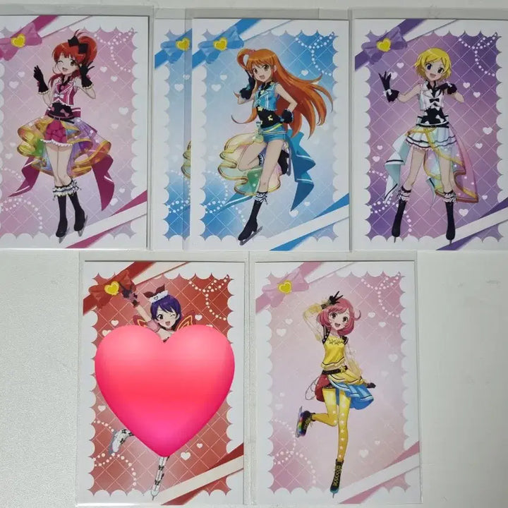 [BUNJANG] Pripara Pretty Rhythm Sanrio Collaboration Bromide Set / 프리티시리즈 프리티리듬 프리파라 특전 브로마이드 산리오 10주년 브이스퀘어 해피리본 15주년 라라 파루루 아이라 린네