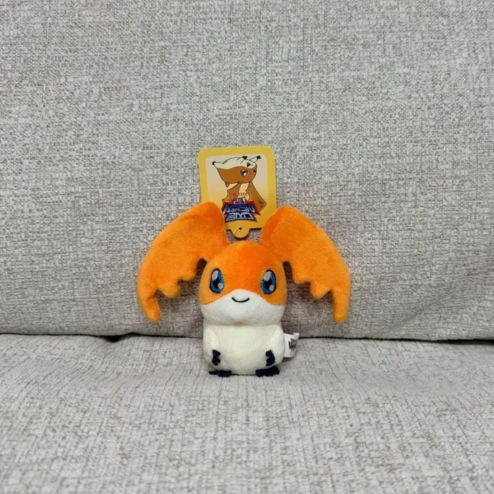 [BUNJANG] Digimon Adventure Patamon Plush Keychain 10cm / 정품 디지몬 어드벤처 디지몬 파닥몬 봉제 키링 인형 10cm