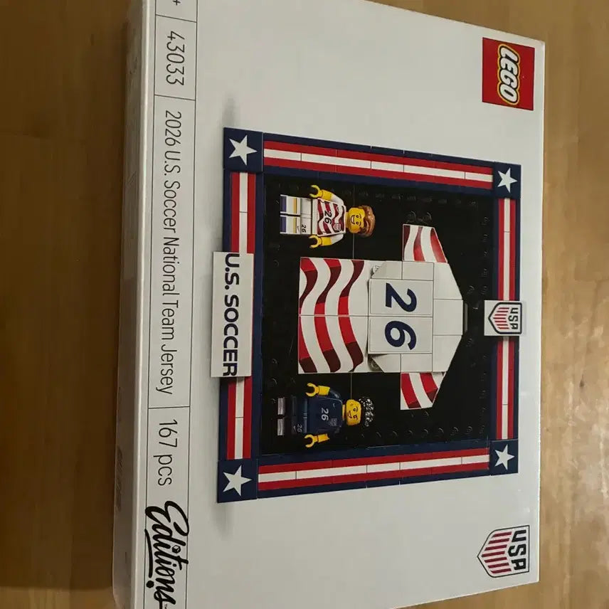 [BUNJANG] LEGO 2026 USA National Soccer Team Jersey Edition Building Set / 레고 2026 미국 축구 국가대표팀 저지 에디션