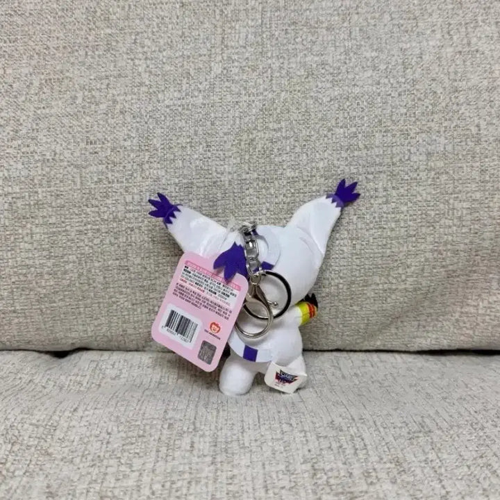 [BUNJANG] Original Digimon Adventure Gatomon Plush Keychain 8cm / 정품 디지몬 어드벤처 가트몬 봉제 키링 인형 8cm