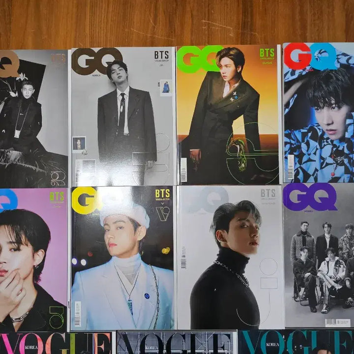 [BUNJANG] BTS Magazine Bundle Set (GQ, Vogue, etc.) / 방탄소년단 bts GQ,지큐 보그 잡지등  18권 양도