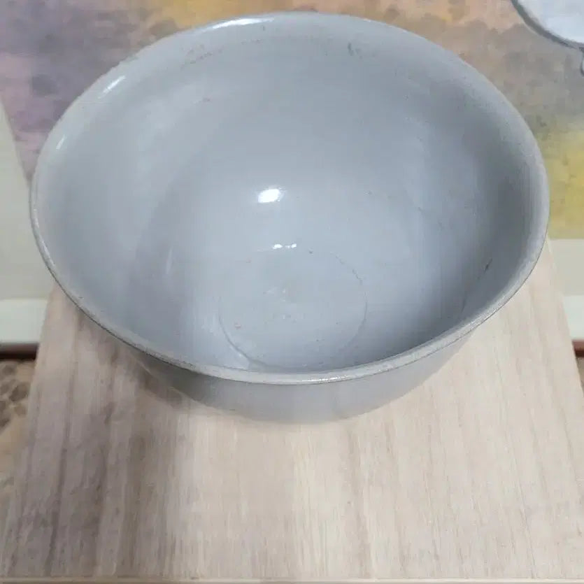 [BUNJANG] 15th Century Goryeo Dynasty Large Tea Bowl Antique Celadon Porcelain / 15세기 관요 대형 다완 골동품 도자기