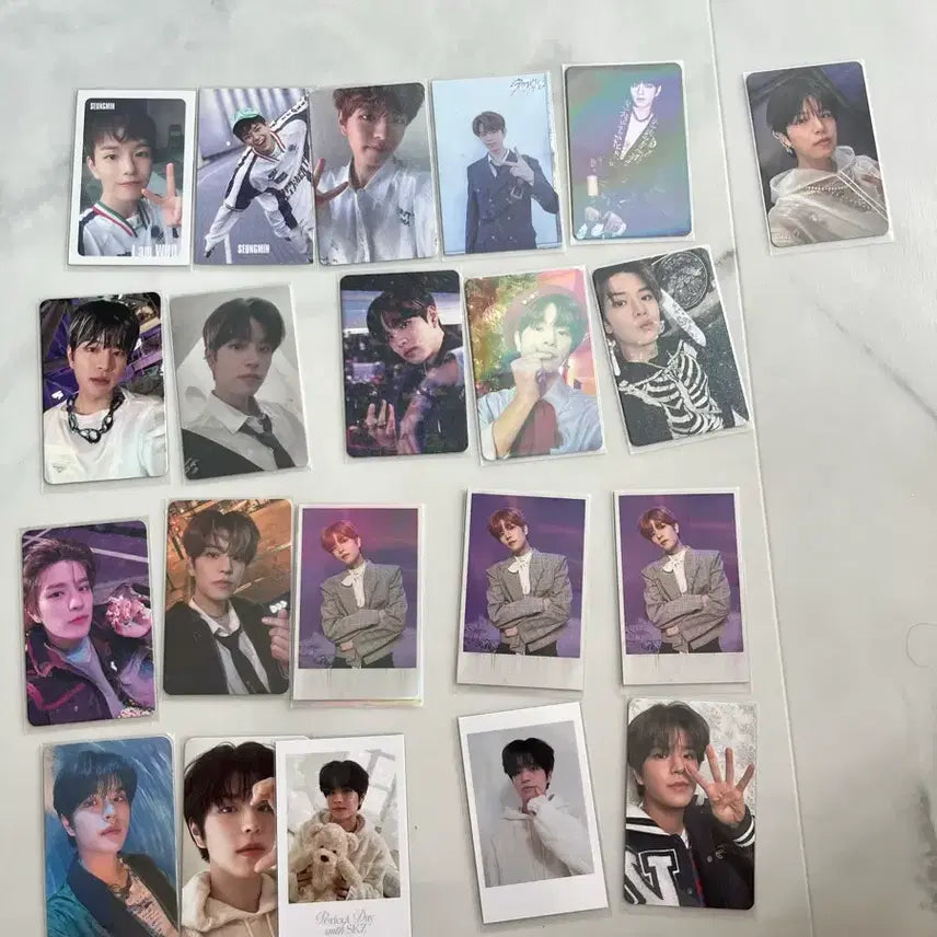 [BUNJANG] Stray Kids Seungmin Photocard Bundle Set / 스트레이키즈 승민 포카 21장 일괄 양도