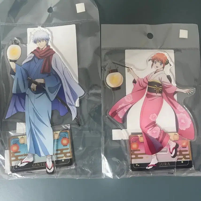 [BUNJANG] Gintama Yoshikara Burning Arc Gintoki Kagura Acrylic Stand / 은혼 요시와라 대염상 긴토키 카구라 아크릴스탠드