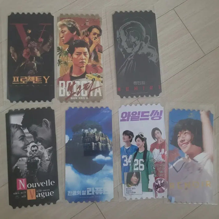 [BUNJANG] Megabox Original Ticket Bundle Set (8 Tickets) / [급처] 메가박스 오리지널 티켓 7개 일괄 판매합니다