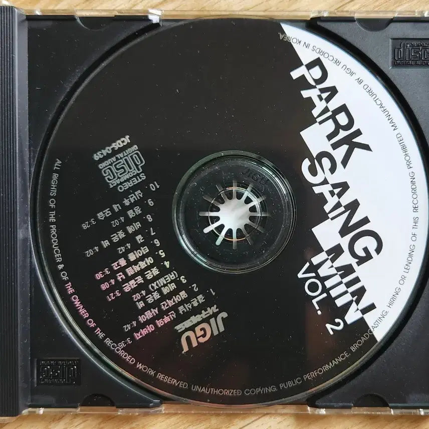 [BUNJANG] Park Sang Min Vol. 2 "The Man Who Went Away" CD / 박상민 VOL.2  멀어져간사람아 CD