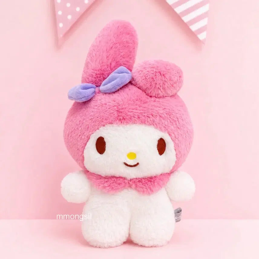 [BUNJANG] Sanrio My Melody Standing Medium Plush Doll 28cm / 정품 산리오 마이멜로디 스탠딩 중형 봉제인형 28cm