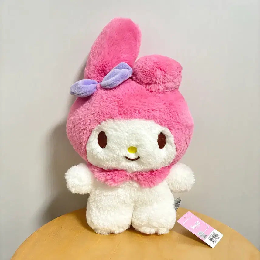 [BUNJANG] Sanrio My Melody Standing Medium Plush Doll 28cm / 정품 산리오 마이멜로디 스탠딩 중형 봉제인형 28cm