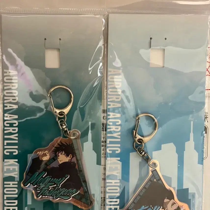 [BUNJANG] Jujutsu Kaisen Fushiguro Megumi, Gojo Satoru Hologram Acrylic Keychain Bundle / 주술회전 후시구로 메구미 고죠 사토루 홀로그램 아크릴 키링 일괄