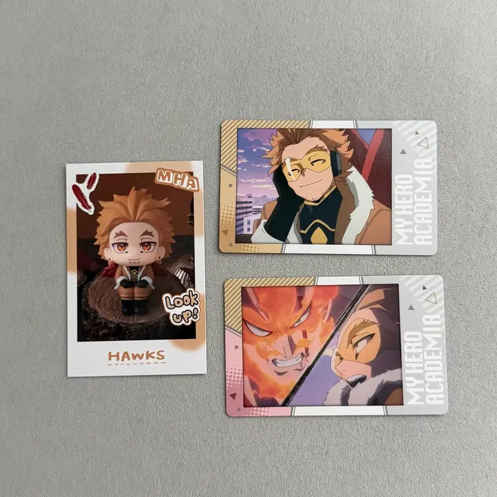 [BUNJANG] My Hero Academia Hawks Lookup Snap Card Bundle Set / 나의 히어로 아카데미아 호크스 룩업 스냅 카드 일괄