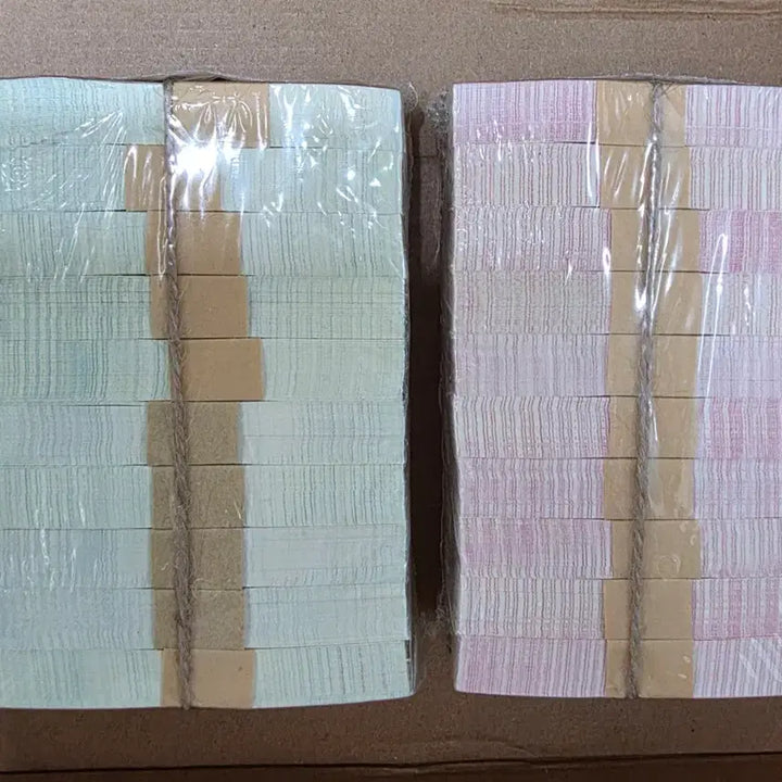 [BUNJANG] 1965 Korean Ration Coupons (Food Stamps) - 2 Types, 2000 Total Sheets / 1965년 전국 통용 양표(식량표) 관봉 2종. 총 2000장