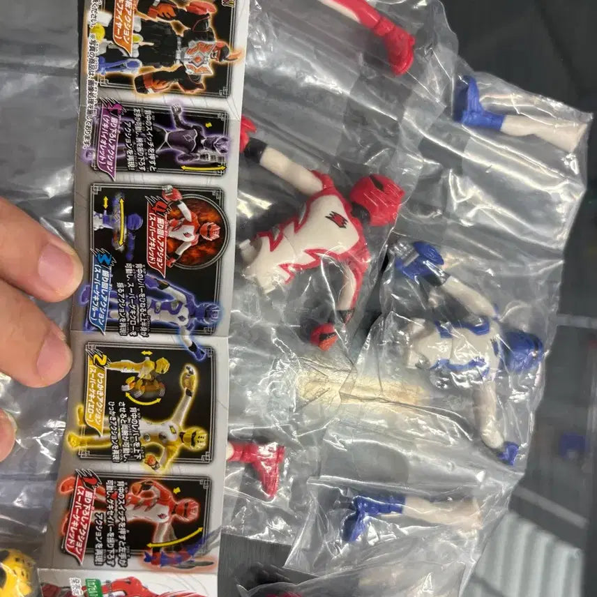 [BUNJANG] Gekiranger Gacha Figure Full Set / 게키렌쟈 가챠 피규어 풀구성