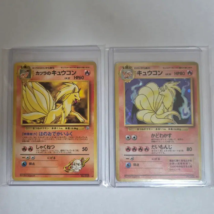 [BUNJANG] Vintage Ninetales Old Back Pokemon Card Bundle Set / 빈티지 나인테일 올드백 포켓몬 카드