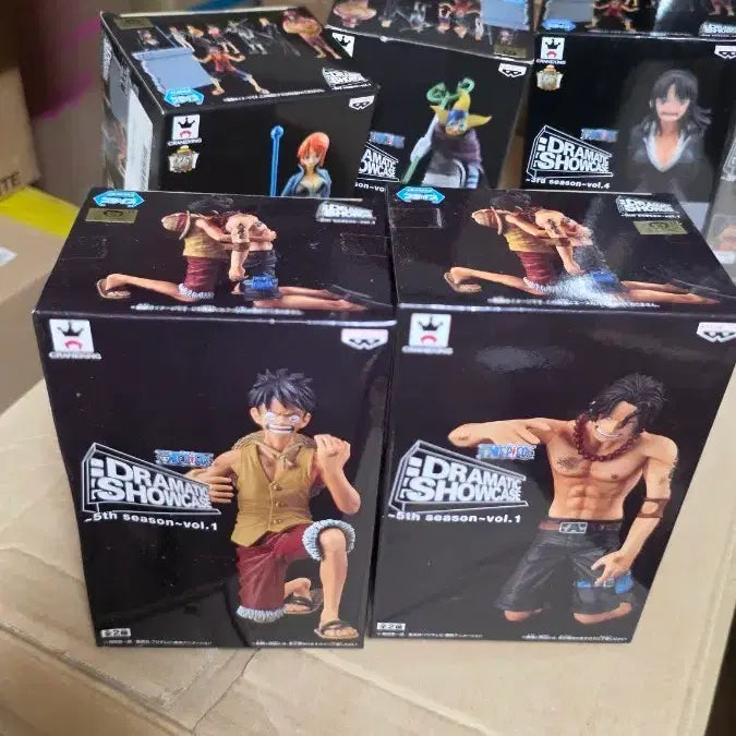 [BUNJANG] One Piece Dramatic Showcase 5th Season Vol.1 Luffy &amp; Ace Figure Set (Sealed) / (번장최저가미개봉)원피스 드라마틱 쇼케이스 5th season vol.1 루피 에이스 피규어