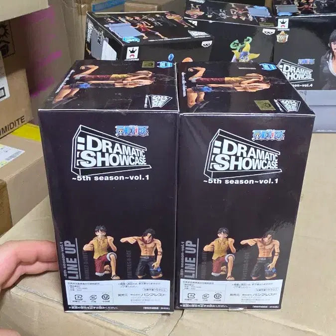 [BUNJANG] One Piece Dramatic Showcase 5th Season Vol.1 Luffy &amp; Ace Figure Set (Sealed) / (번장최저가미개봉)원피스 드라마틱 쇼케이스 5th season vol.1 루피 에이스 피규어