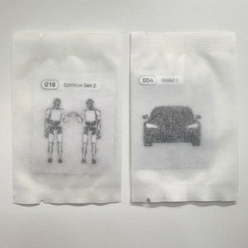 [BUNJANG] Tesla "Ddi-bushi" Sticker Bundle Set (Sealed) / [미개봉 일괄] 테슬라 띠부실 스티커 004 018