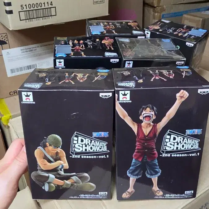 [BUNJANG] One Piece Dramatic Showcase Figure 6-Set (Sealed) / (번장최저가미개봉)원피스 드라마틱 쇼케이스 피규어 6종 세트