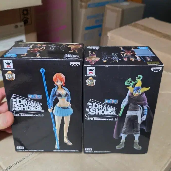 [BUNJANG] One Piece Dramatic Showcase 3rd Season Vol.1 &amp; Vol.2 Figures (Set of 2, Nami &amp; Chopper) / (번장최저가미개봉)원피스 드라마틱 쇼케이스 3rd 시즌 vol.1 vol.2 피규어 2종