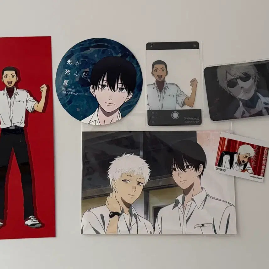 [BUNJANG] The Summer Hikaru Died Moequ Pop-up Cafe Lumina Ticket (Maki), Postcard (Yoshiki &amp; Hikaru), Coaster (Yoshiki), Photocard (Maki, Tanaka) Bundle / 히카루가 죽은 여름 모애쿠 팝업 카페 코스터(요시키) 루미나 티켓(마키) 엽서(요시키&amp;히카루) 특전 포토카드(마키, 다나카) 일괄 양도