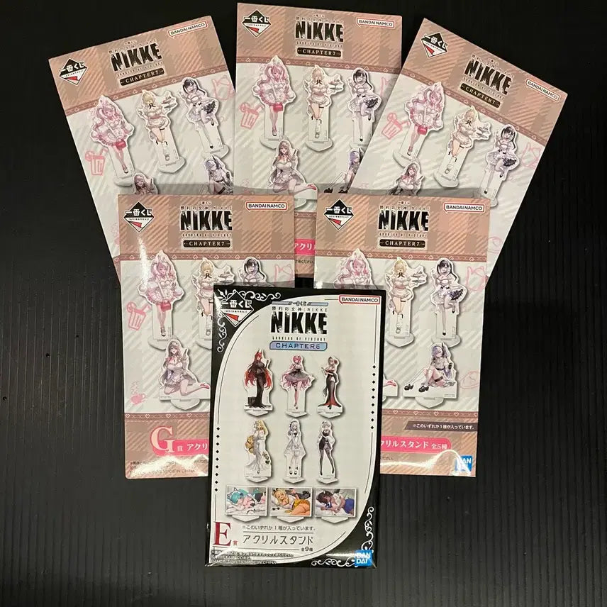 [BUNJANG] Nijisanji Nikke Chapter 7 Full Set, Chapter 6 Lilybase Ichiban Kuji G Prize Acrylic Stand Bundle Set / 니케 챕터7 전종 챕터6 릴리바이스 제일복권 쿠지 g상 아크릴 스탠드 일괄