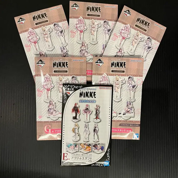 [BUNJANG] Nijisanji Nikke Chapter 7 Full Set, Chapter 6 Lilybase Ichiban Kuji G Prize Acrylic Stand Bundle Set / 니케 챕터7 전종 챕터6 릴리바이스 제일복권 쿠지 g상 아크릴 스탠드 일괄