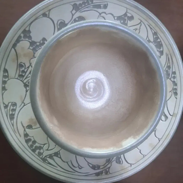 [BUNJANG] Han Chang-mun Buncheong 5-Person Tea Set / 청담 한창문 분청5인 다기셋트