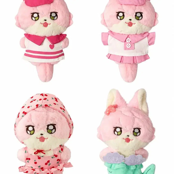 [BUNJANG] Daiso Plushie Outfit 8-Piece Bundle Set / 다이소 신상 솜인형 인형옷 10종 일괄 판매 10-13cm 솜인형 호환