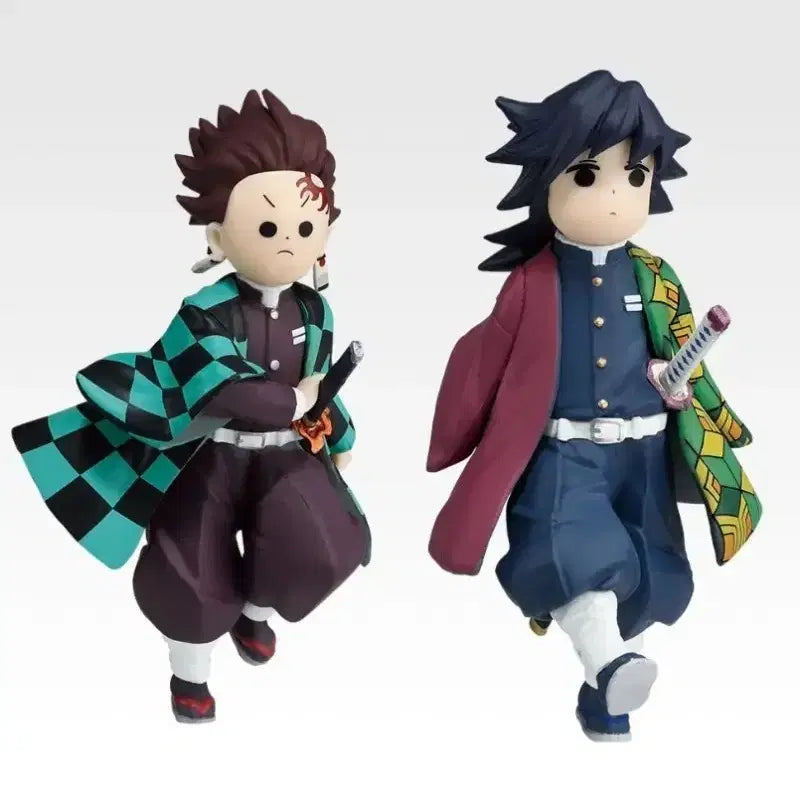 [BUNJANG] Demon Slayer Ichiban Kuji Upper Rank 2 D Prize Tanjiro &amp; Giyu Figure Set / 택포)귀멸의 칼날 제일복권 상현의2 D상 탄지로 기유 피규어